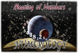 Meaning of Numbers Numerology